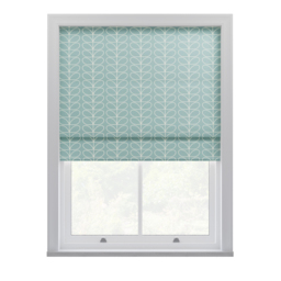 Orla Kiely Linear Stem Aqua Roman Blinds Roman Blind - thumbnail 2