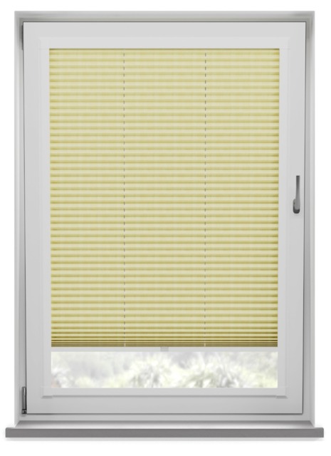 Luqa Lemon Pleated Blind - image 1