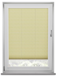 Luqa Lemon Pleated Blind - thumbnail 1