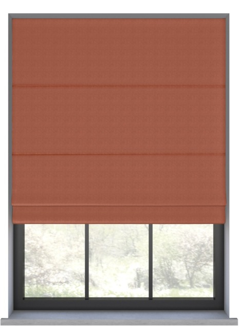Saffron Terracotta Roman Blind - image 1