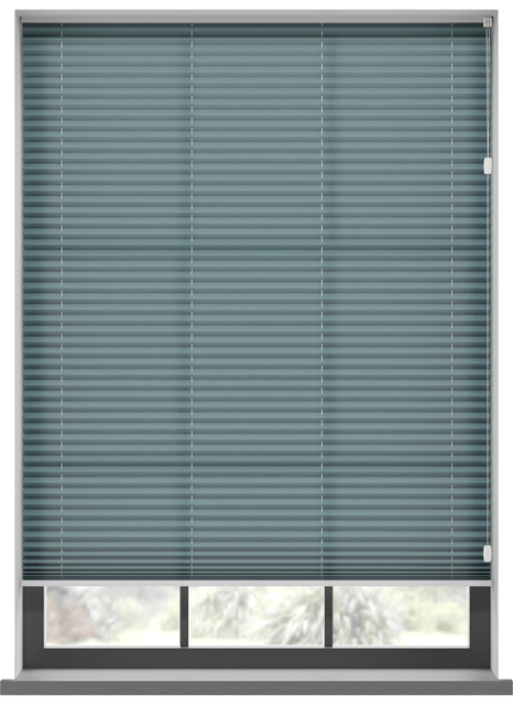 Scandi Teal Pleated Blind Pleated Blind - image 1
