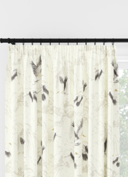 Laura Ashley Animalia Silver Pencil Pleat Curtain Pencil Pleat Curtain - thumbnail 1