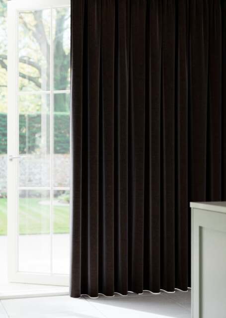 Walnut Boucl Curtain - image 1