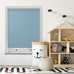 Bella Blackout Brittany Blue Roller Blind - thumbnail 2