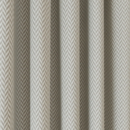Cool Silver Woven Chevron Curtain - thumbnail 2