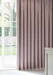 Plum Artisan Herringbone Curtain