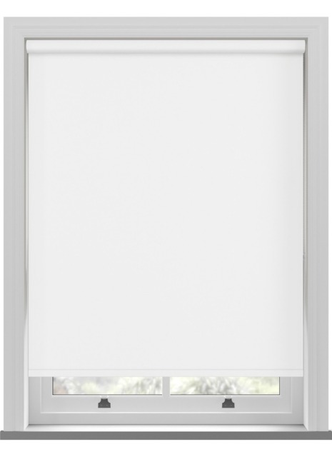 Unicolour White Roller Blind - image 1