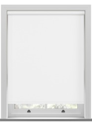 Unicolour White Roller Blind - thumbnail 1