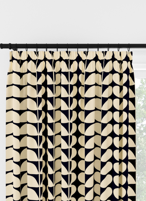 Orla Kiely Solid Stem Whale Pencil Pleat Curtain Pencil Pleat Curtain - image 1