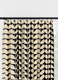 Orla Kiely Solid Stem Whale Pencil Pleat Curtain Pencil Pleat Curtain - thumbnail 1