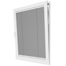 Silver Perforated Stick Fit Venetian Blind - thumbnail 2