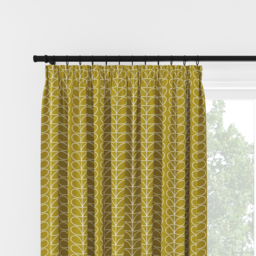 Orla Kiely Linear Stem Seagrass Pencil Pleat Curtain Pencil Pleat Curtain - thumbnail 2