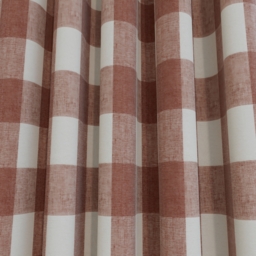 Sophie Allport Gingham Rustic Red Curtain - thumbnail 2