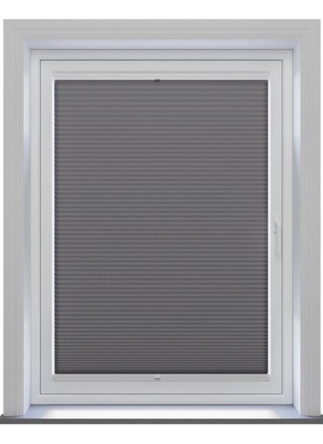 Pleated Black Clic Fit Pleated Blind - image 1