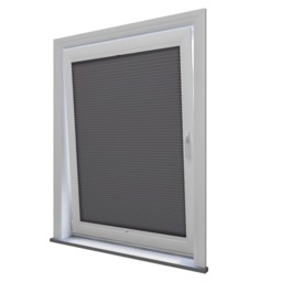 Pleated Black Clic Fit Pleated Blind - thumbnail 2
