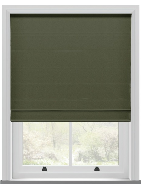 Orka Dark Green Blackout Roman Blind - image 1