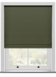 Orka Dark Green Blackout Roman Blind