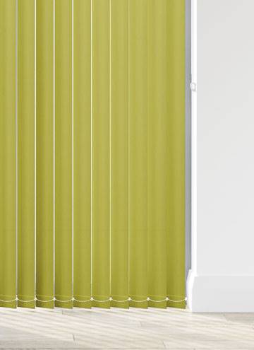 Unilux PVC Blackout Lime Vertical Blind - image 1