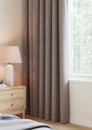 Mink Heritage Weave Curtain