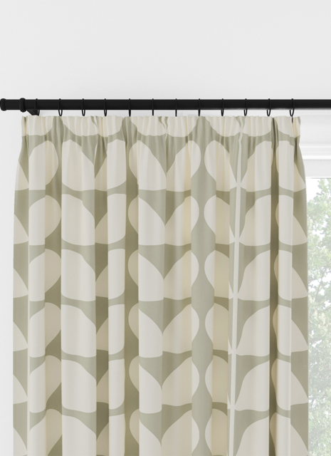 Orla Kiely Jumbo Solid Stem Pebble Pencil Pleat Curtain Pencil Pleat Curtain - image 1