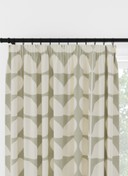 Orla Kiely Jumbo Solid Stem Pebble Pencil Pleat Curtain Pencil Pleat Curtain - thumbnail 1