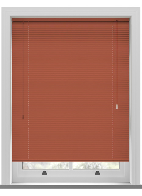 Turin 25mm Cinnamon Orange Venetian Blind - image 1