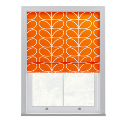 Orla Kiely Jumbo Linear Stem Persimmon Roman Blinds Roman Blind - thumbnail 2