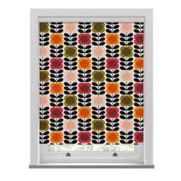 Orla Kiely Spot Flower Stem Tomato & Pink Roller Blind Roller Blind - thumbnail 2