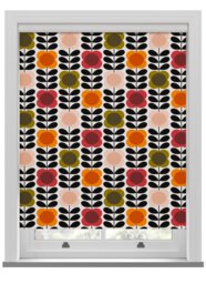 Orla Kiely Spot Flower Stem Tomato & Pink Roller Blind Roller Blind