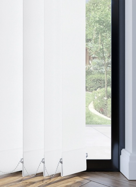 Lucca Blackout White Vertical Blind - image 1