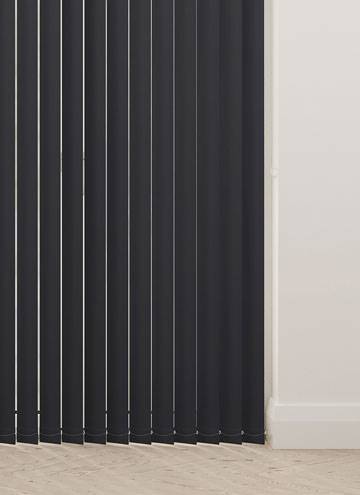 Bella Blackout Black Vertical Blind - image 1