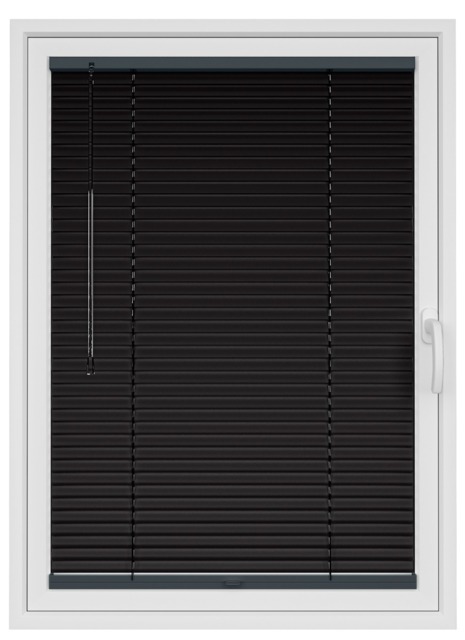 Midnight Black Satin Clic Fit Venetian Blind - image 1