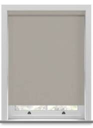 Electric Bella Blackout Pebble Grey Roller Blind