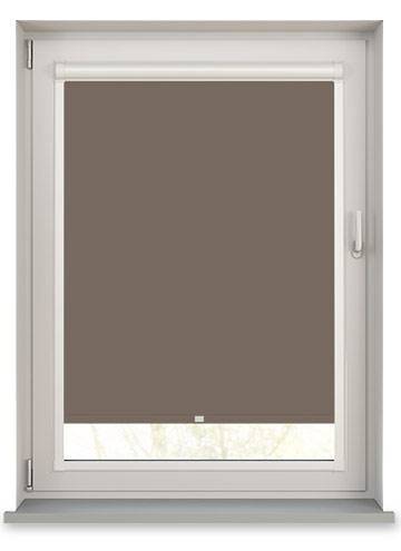 Bella Blackout Mocha Brown Roller Blind - image 1