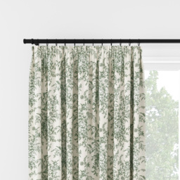 Laura Ashley Picardie Sage Pencil Pleat Curtain Pencil Pleat Curtain - thumbnail 2