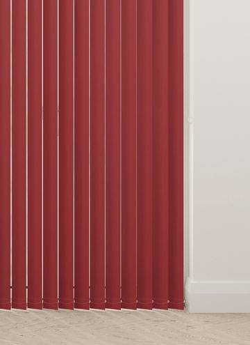 Bella Blackout Ruby Red Vertical Blind - image 1