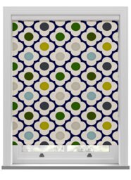 Orla Kiely Spot Flower Blue Multi Roller Blind Roller Blind - thumbnail 1