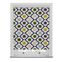 Orla Kiely Spot Flower Blue Multi Roller Blind Roller Blind - thumbnail 2