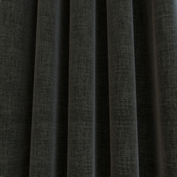 Charcoal Heritage Weave Curtain - thumbnail 2