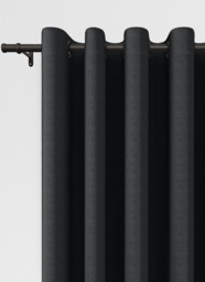 Saffron Ebony Eyelet Curtain