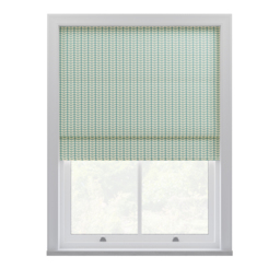 Orla Kiely Tiny Stem Duckegg Roman Blinds Roman Blind - thumbnail 2