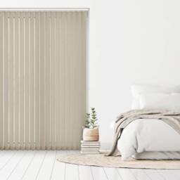 Splash Ivory Off-White Vertical Blind - thumbnail 2