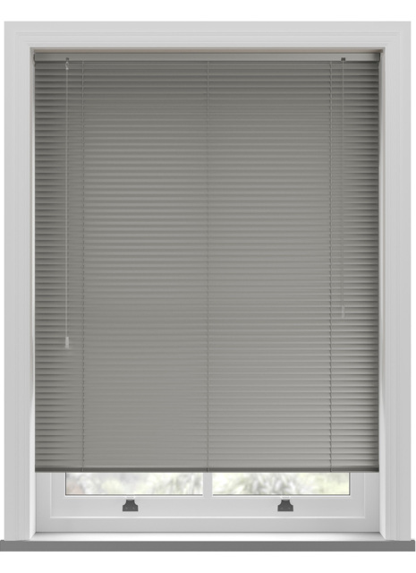 Turin 25mm Metallic Pewter Grey Venetian Blind - image 1