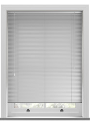 Turin 25mm Steel Silver Venetian Blind - thumbnail 1