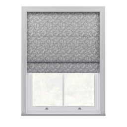 Laura Ashley Willow Leaf Chenille Steel Roman Blind Roman Blind - thumbnail 2