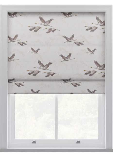 Laura Ashley Animalia Embroidered Pale Dove Grey Roman Blind Roman Blind - image 1