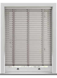 Mississippi Taped Steel Grey Wooden Blind