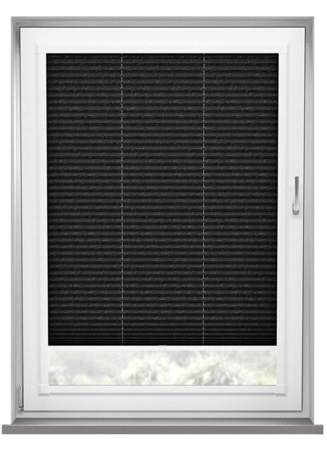 Mirabella Solar Crush Black Perfect Fit Pleated Blind - image 1