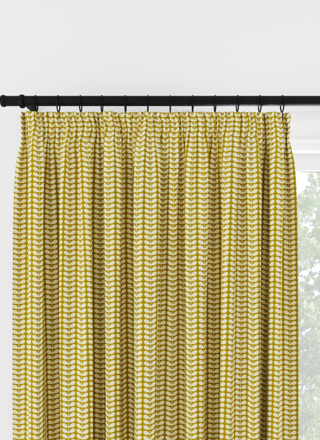Orla Kiely Tiny Stem Seagrass Pencil Pleat Curtain Pencil Pleat Curtain - image 1