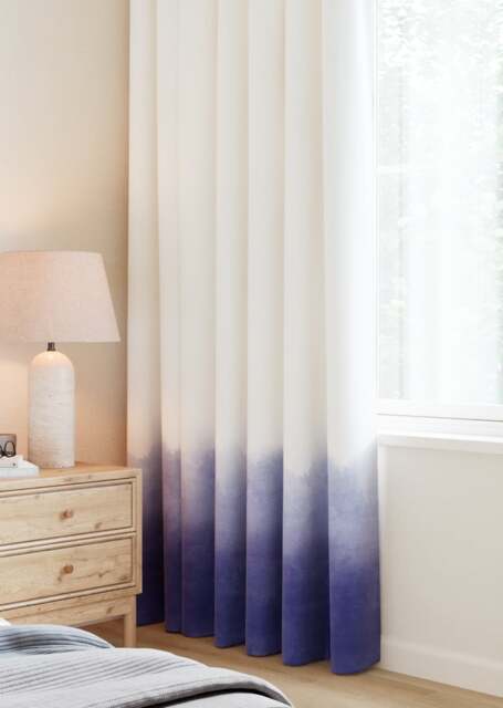 Bluebellgray Ombre Cornflower Curtain - image 1